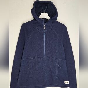 THE NORTH FACE Women's Crescent Hooded Pullover, Montague Blue Heather Size L